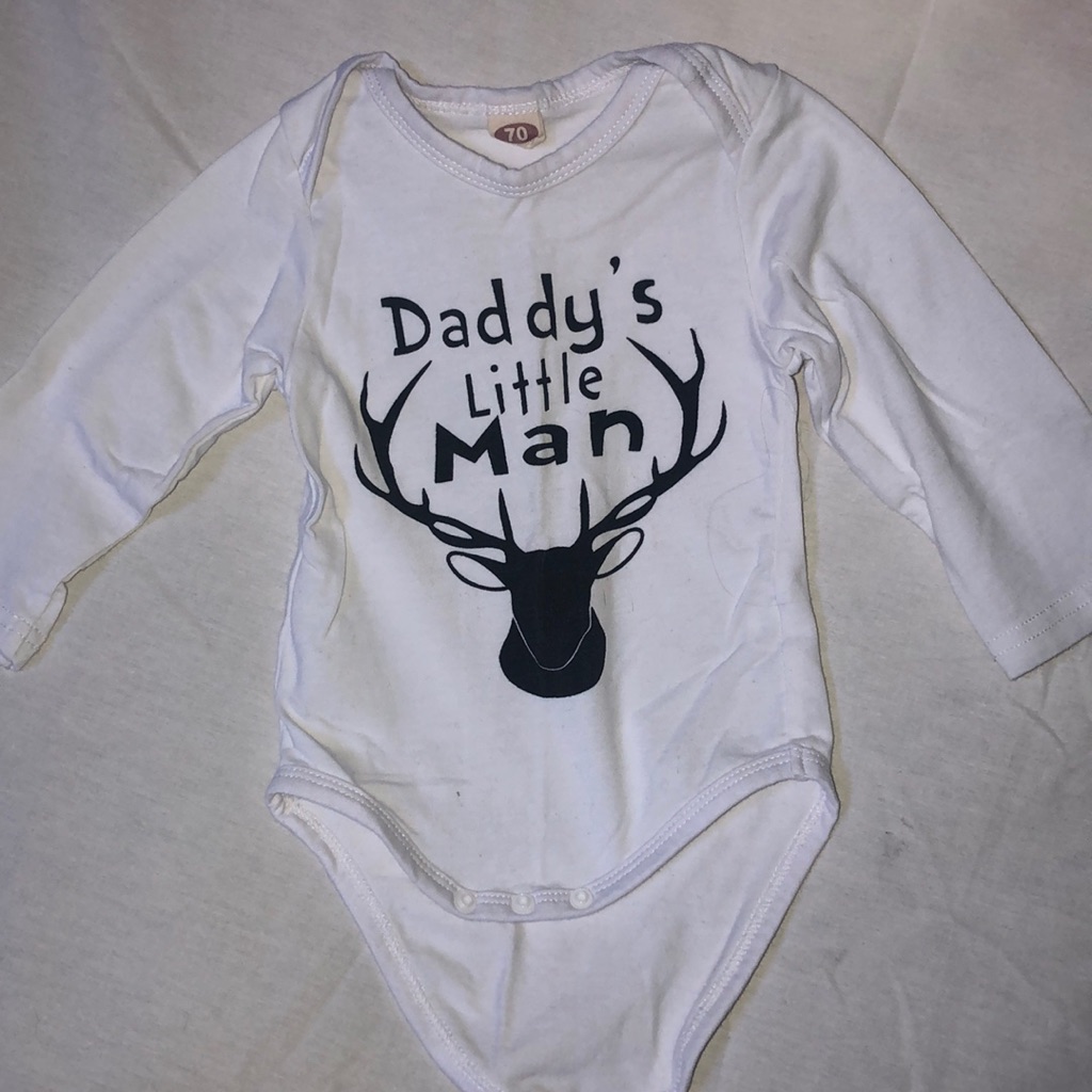 Daddy’s Little Man Baby Onesie